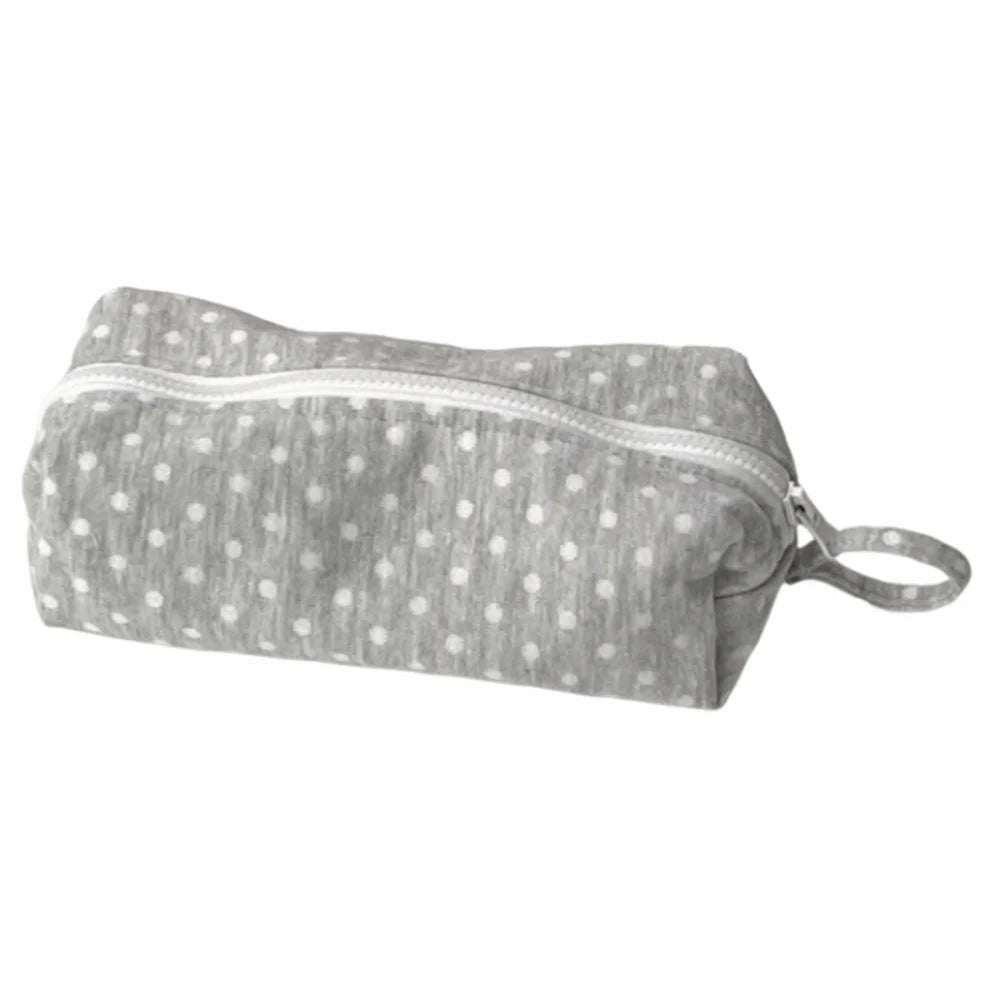 Polka Dot Pencil Case – Large Capacity Cute Stationery Bag