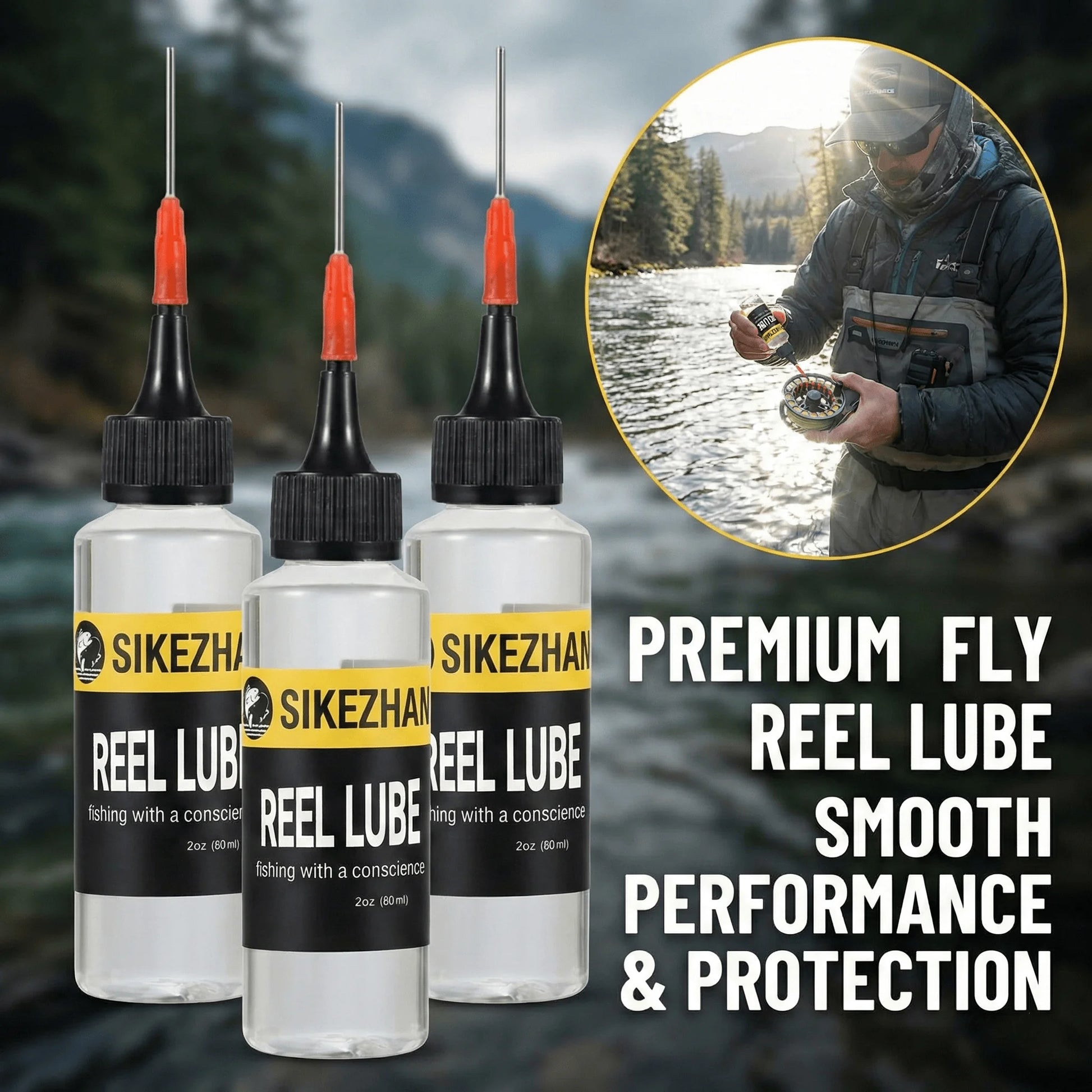Marine Grade Lubricant Oil with Precision Oiler for Fishing Reel Boat Motor Downrigger Saltwater Anti-Rust Maintenance Lube Peaceful Pleasures Health and Wellness
