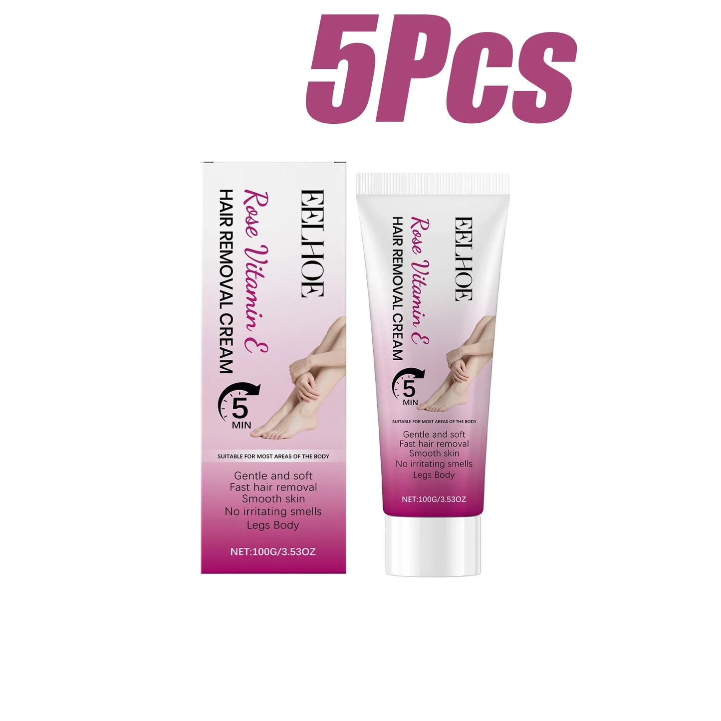 Gentle Hair Removal Cream – Painless Depilatory for Men & Women