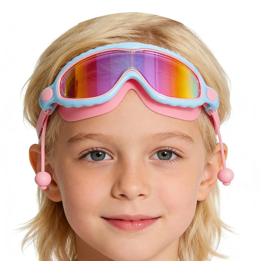 Kids Swim Goggles – Anti-Fog, UV Protection, Large Frame Kids Swim Goggles Peaceful Pleasures Health and Wellness