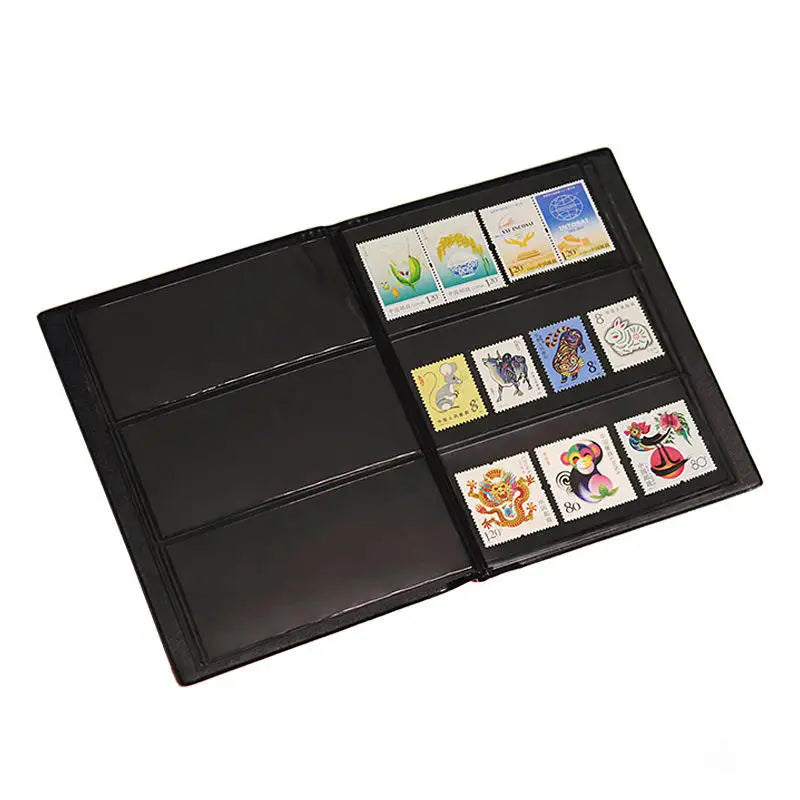 Stamp Collecting Album Binder Banknote Storage Book High End Collection Organizer for Philately Currency Collectors Peaceful Pleasures Health and Wellness
