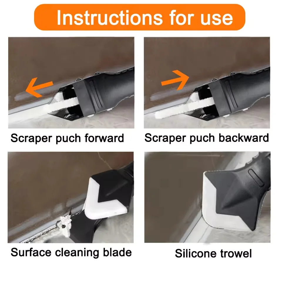 5-in-1 Caulk Remover & Silicone Sealant Smoother Tool Set Peaceful Pleasures Health and Wellness