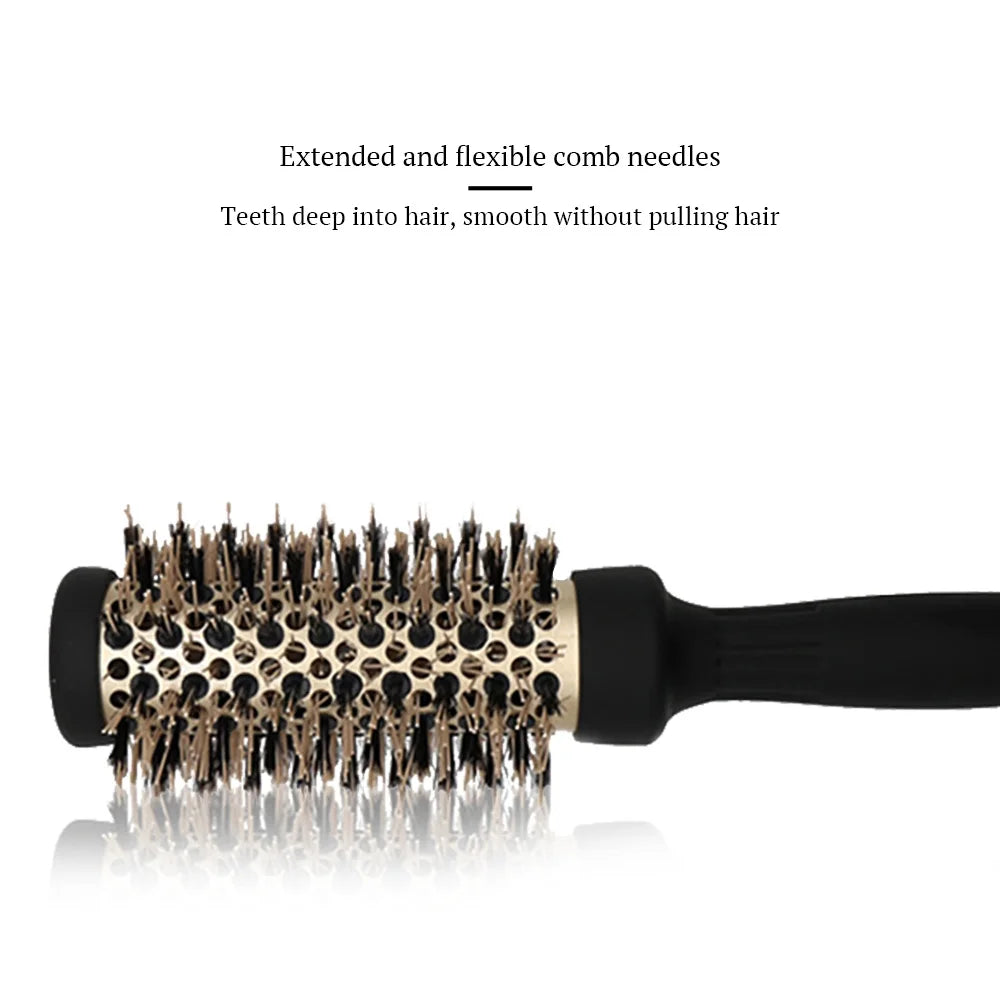 Ceramic Round Barrel Comb | Heat Resistant Blow Dry Styling