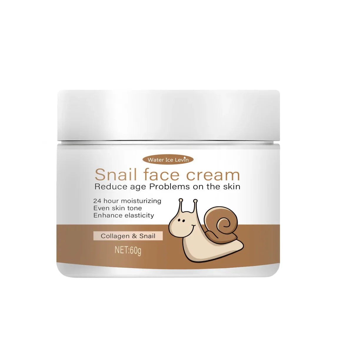 Snail Face Cream with Collagen & Retinol – 24H Moisturizer