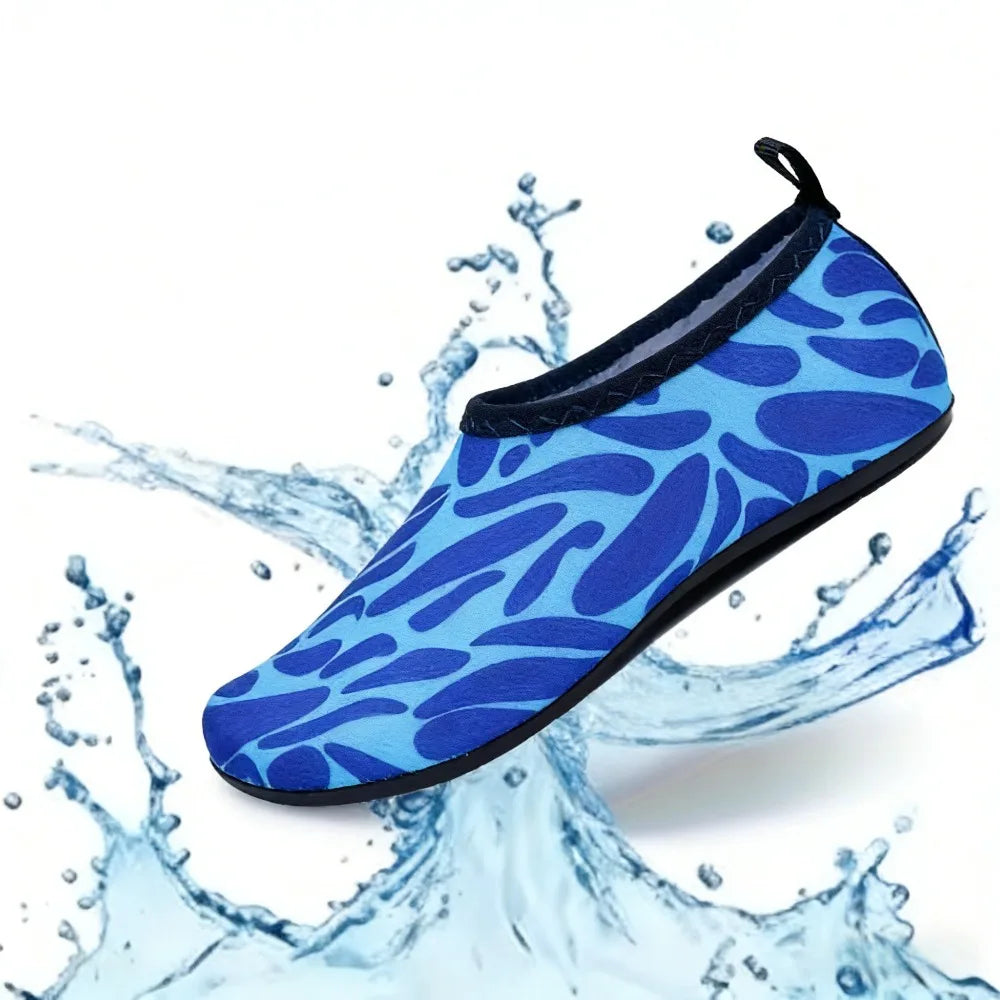Men Women Quick Dry Water Shoes Non-Slip Barefoot Swimming Diving Socks for Summer Beach Surf Pool Multicolor Peaceful Pleasures Health and Wellness