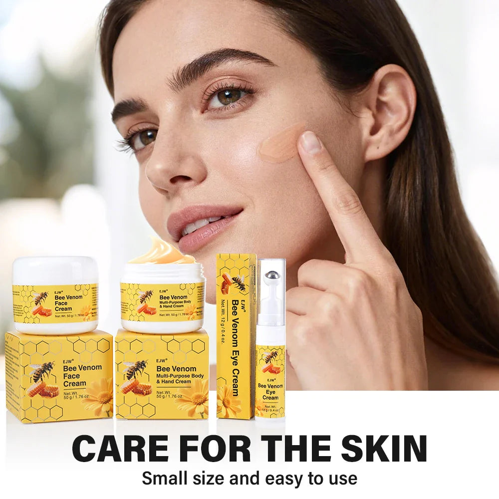 Bee Venom Facial Lifting Cream & Eye Cream Set – Firms Skin