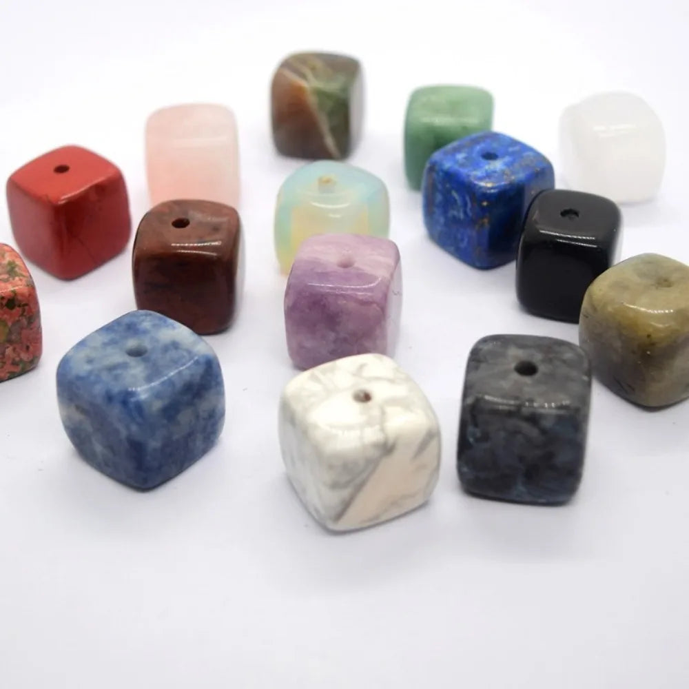 Square Natural Quartz Stone Incense Holder Healing Agate Purple Pink White Crystal Incense Base Aromatherapy Gemstone Decoration Peaceful Pleasures Health and Wellness