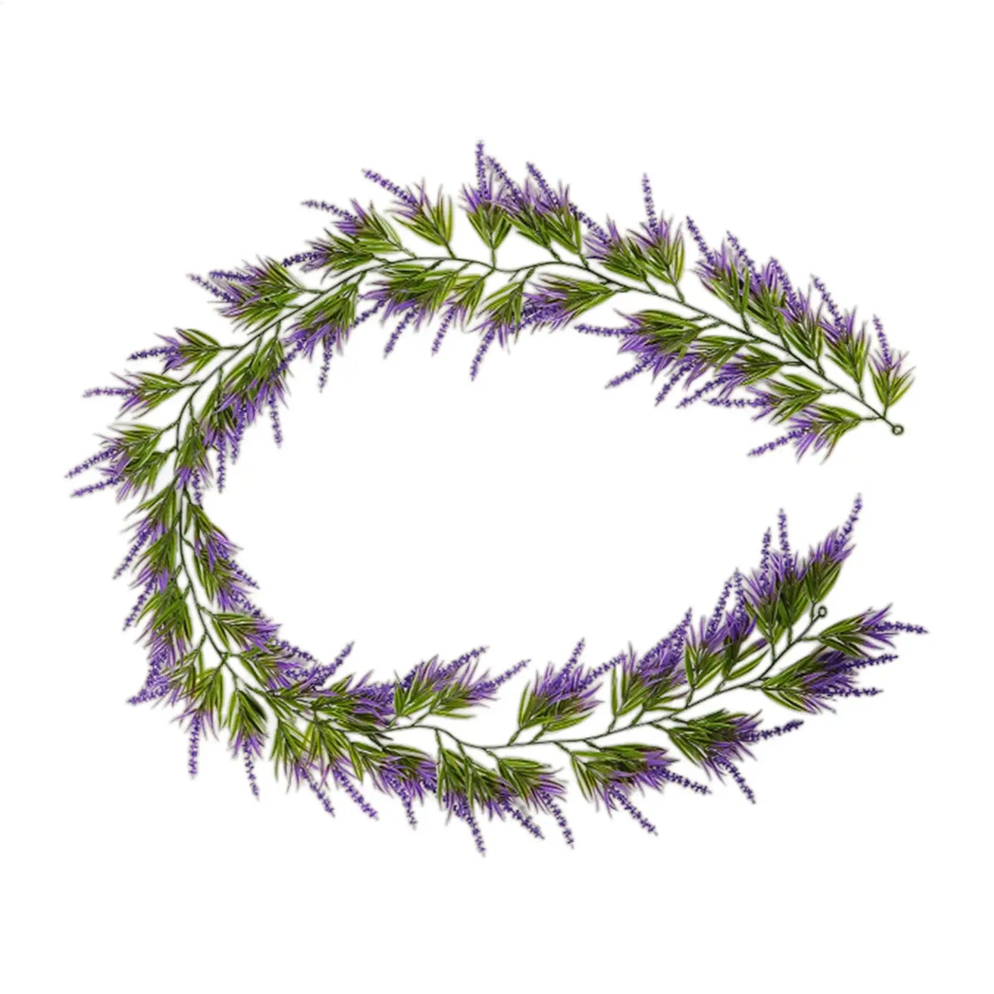 Lavender Garland 70.9" Artificial Floral Garland – Wedding & Party Artificial Flower Garland Peaceful Pleasures Health and Wellness