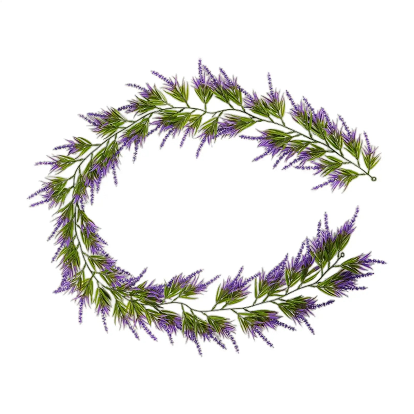Lavender Garland 70.9" Artificial Floral Garland – Wedding & Party Artificial Flower Garland Peaceful Pleasures Health and Wellness