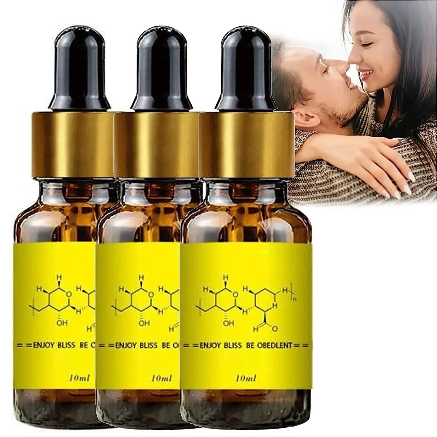 Strong Androstenone Pheromone Men And Woman Sexually Stimulating Oil Entice and Ensnare Your Dreams Long Lasting Sexy Oil 10ML Peaceful Pleasures Health and Wellness For male 3pcs