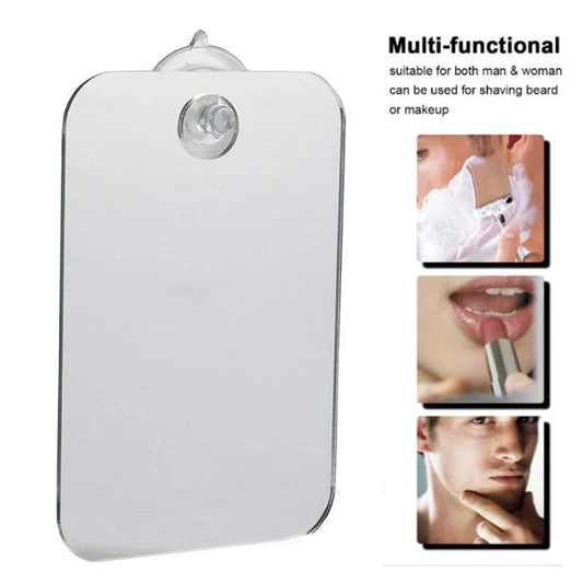 Fogless Shower Mirror – Anti-Fog Acrylic Shaving Mirror 6 Inch Fogless Shower Mirror Peaceful Pleasures Health and Wellness