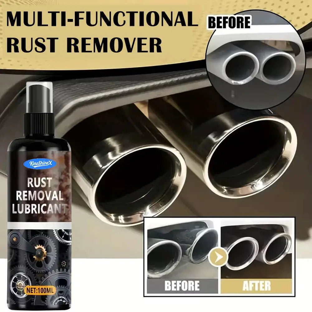 100ml + Sponge Automotive car rust remover cleaner, Automobile anti-rust lubricant, Automotive car rust remover cleaner Peaceful Pleasures Health and Wellness
