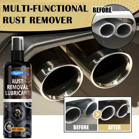 100ml + Sponge Automotive car rust remover cleaner, Automobile anti-rust lubricant, Automotive car rust remover cleaner Peaceful Pleasures Health and Wellness