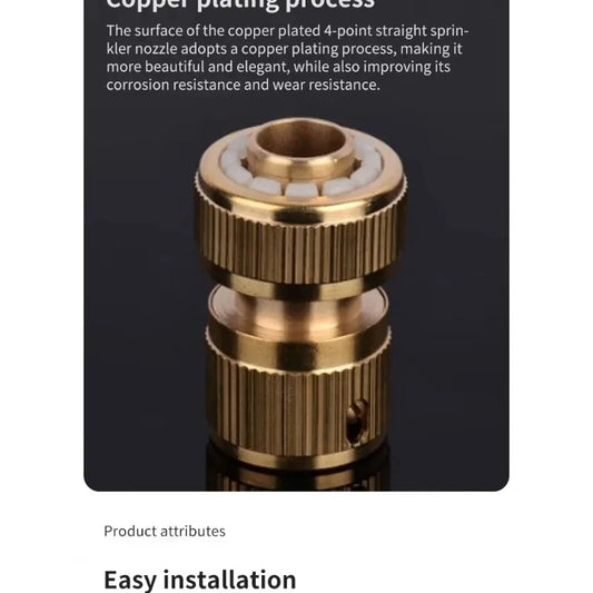 4-Way High Pressure Quick Connector – Car Wash & Garden Hose Hose Quick Connector Oasis Select