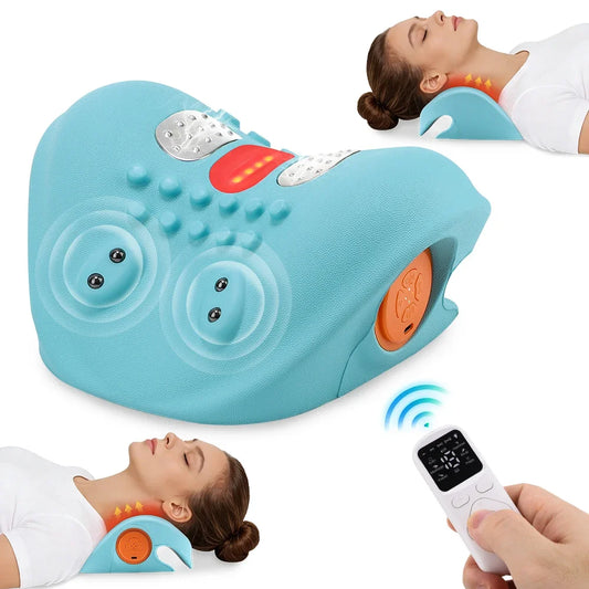 Electric Neck Massager | Heat, EMS & Red Light – 6 Modes Neck Shoulder Massager Oasis Select