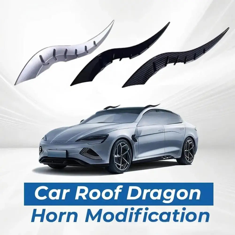 3D Dragon Devil Horn Car Roof Sticker | Halloween Auto Decor