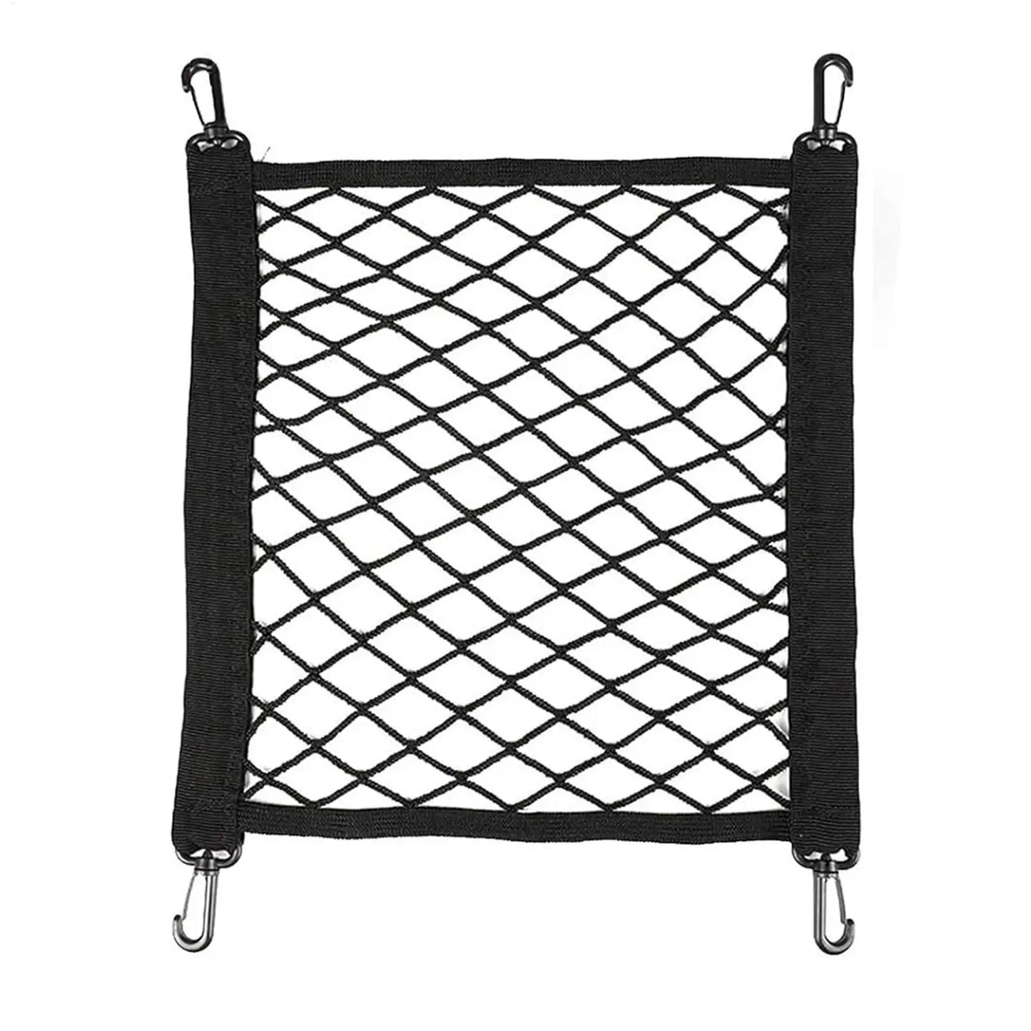 Elastic Motorcycle Cargo Net with Hooks – Helmet & Luggage