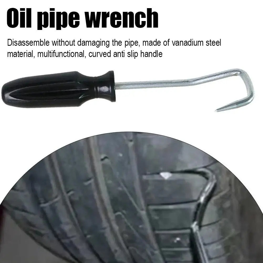 Car Hose Removal Tool Oil Pipe Removal Hook Fuel Line Separator Disconnect Puller Tool Tire Stone Cleaning Hook for Car Repair Peaceful Pleasures Health and Wellness