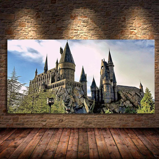 Harry Potter Hogwarts Owl Canvas Wall Art | Kids Room Decor