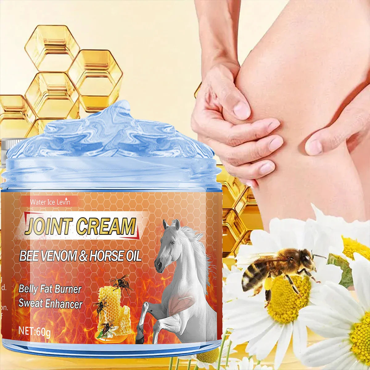 Bee Venom & Horse Oil Muscle Cream – Ginger & Arnica 60g