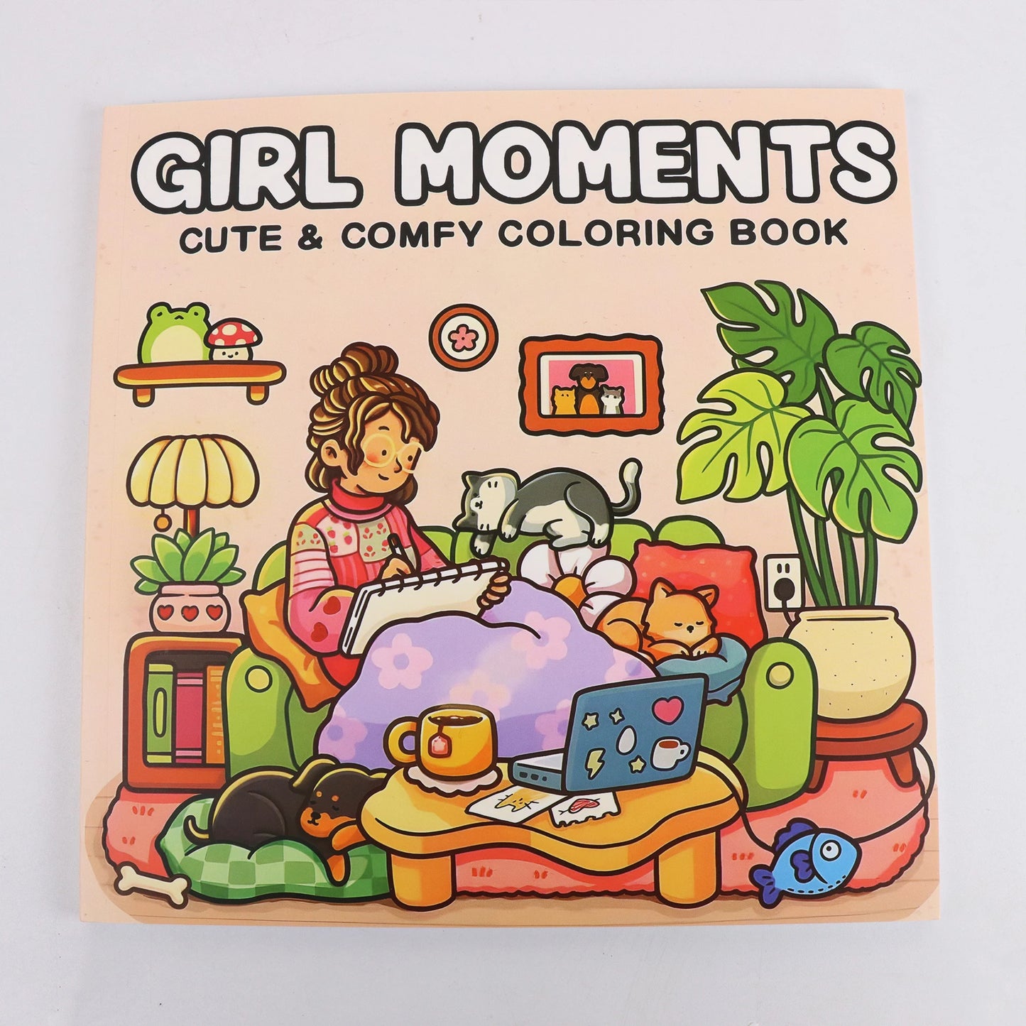 Cozy Atmosphere Relaxing Coloring Book Adults Teens Bold
