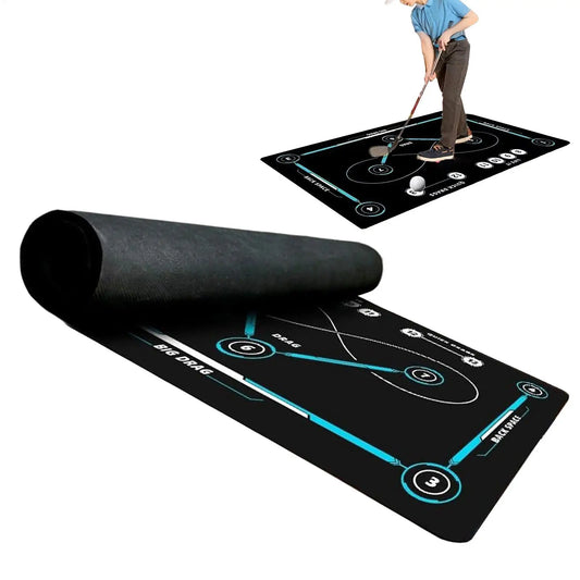 Hockey & Soccer Training Mat – Non-Slip Stickhandling Pad 90×60cm Sports Training Mat Peaceful Pleasures Health and Wellness