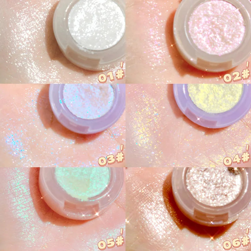 Glitter Eyeshadow Palette | Pearlescent Diamond Shimmer