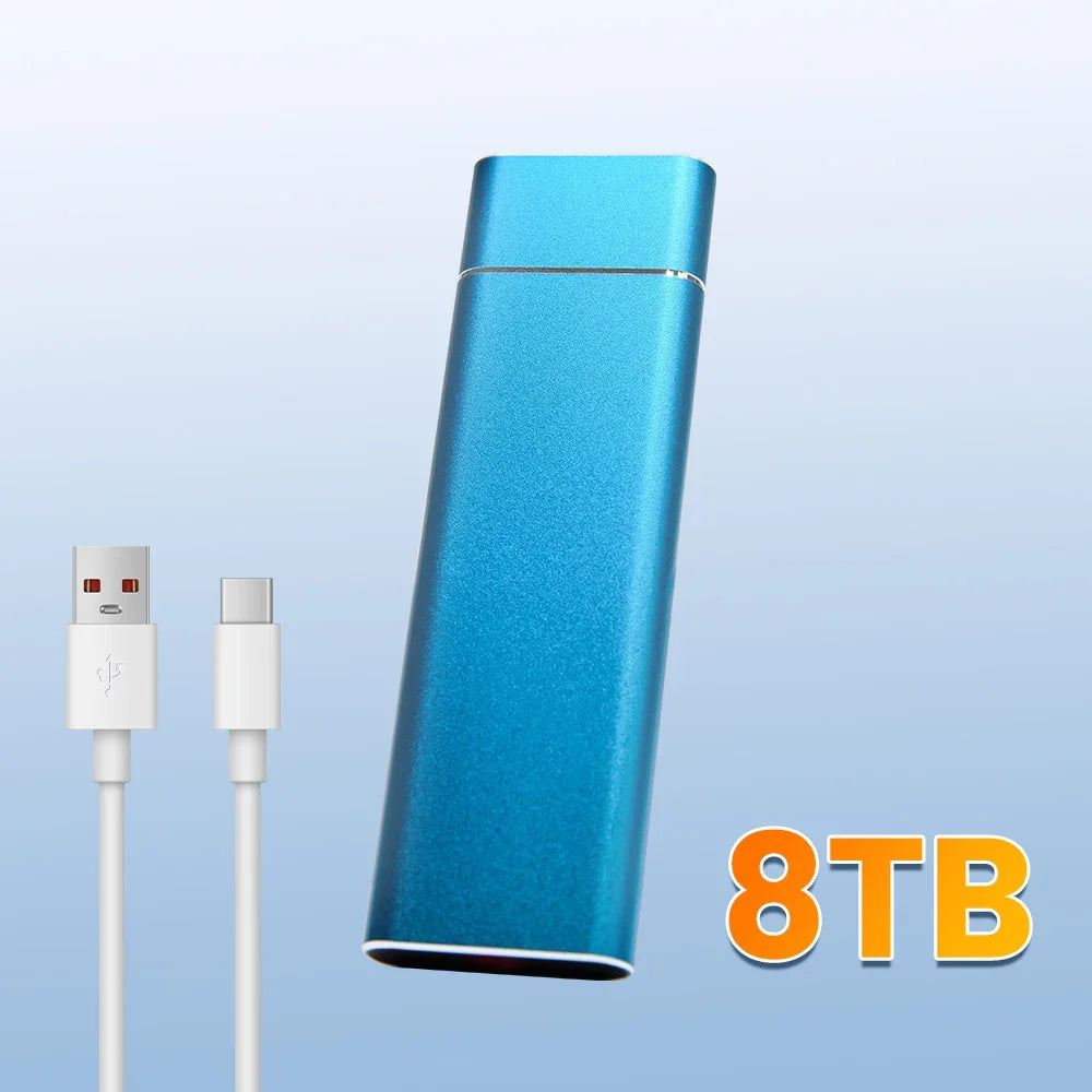 EOENKK 2TB Portable SSD USB 3.1 Type-C External Drive