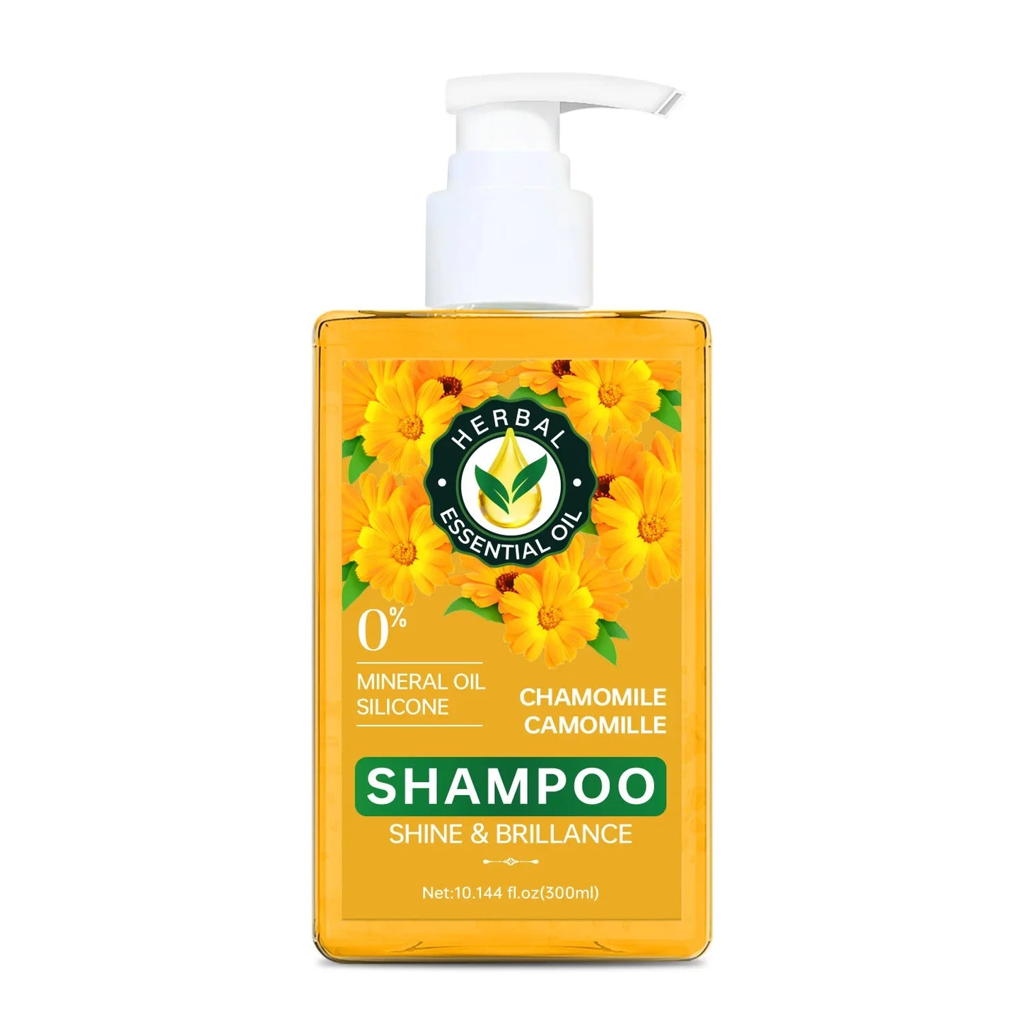 Herbal Essential Oil Shampoo – Chamomile, Aloe Vera & Passion Fruit