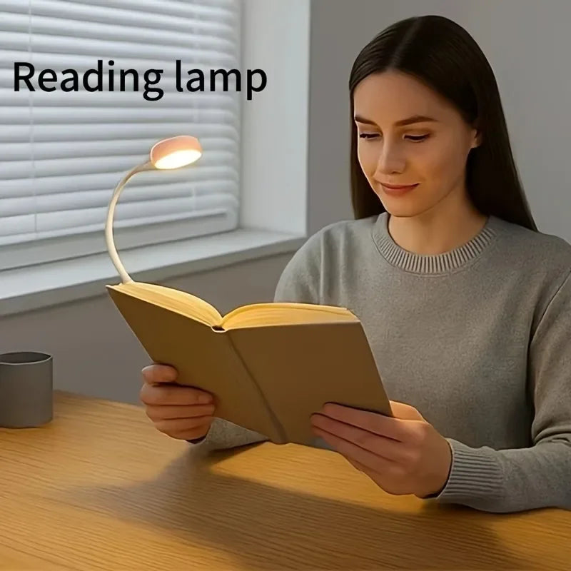 USB Reading Light – 3 Color Modes Eye-Care LED Book Lamp