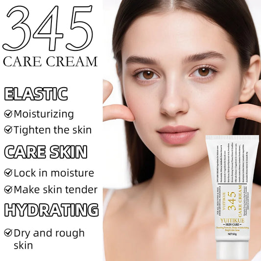 YUITIKUE 345 CARE CREAM For Dry Rough Skin: Moisturizing, Tightening & Locks Moisture All Skin Types No Art Fragrance Peaceful Pleasures Health and Wellness Default Title