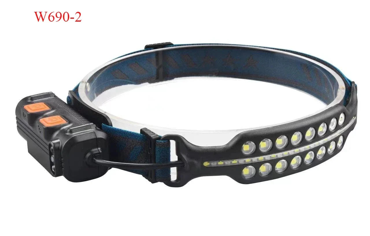 POCKETMAN W690 XPG+COB LED Headlamp | USB-C Rechargeable