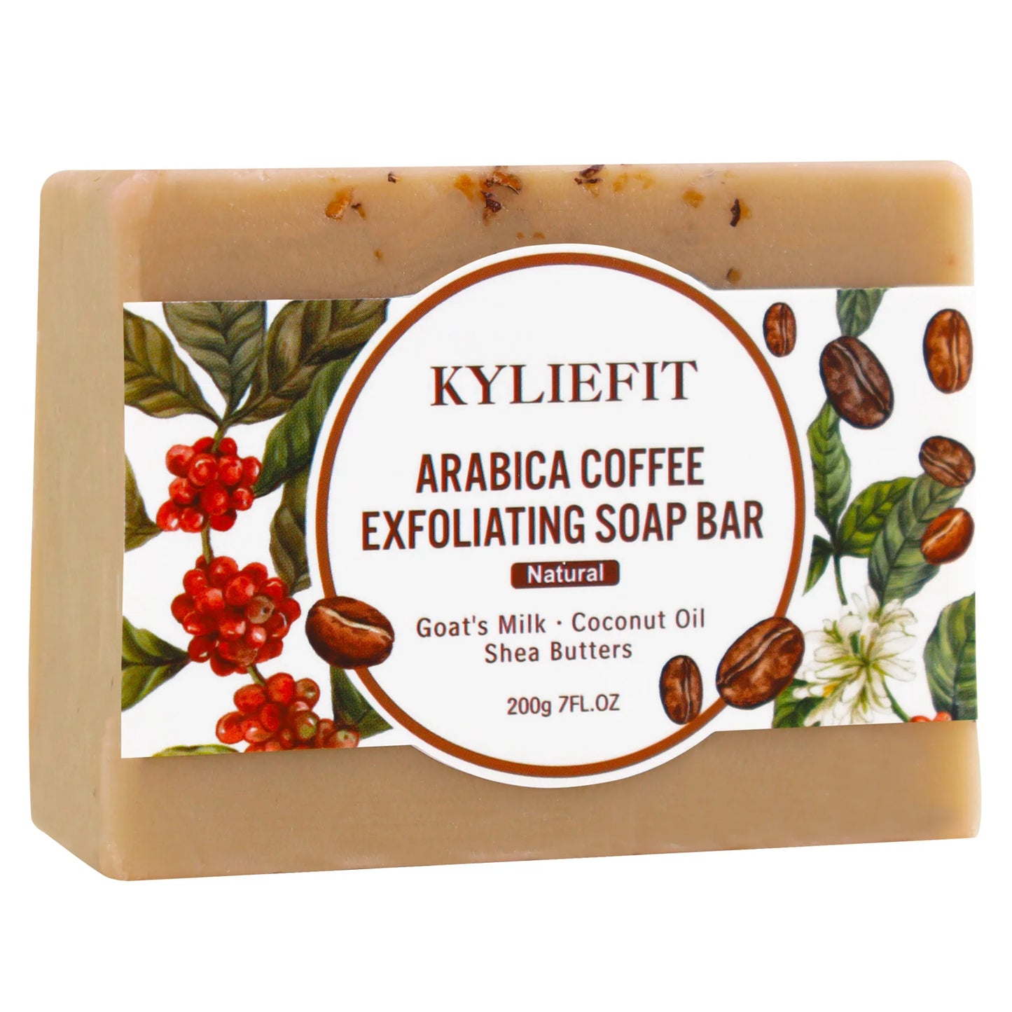 AILKE Arabica Coffee Exfoliating Soap | Coconut Oil & Shea Butter