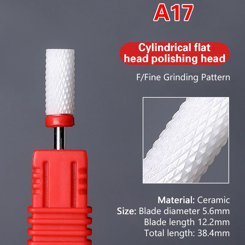 Ceramic Nail Drill Bit – Electric Manicure & Pedicure Tool