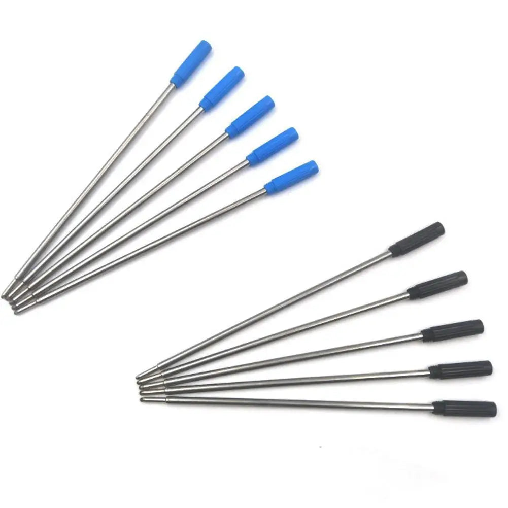 10 pcs OPP Packaging Metal Pen Refill Ballpoint Pen for Crystal Diamond Ballpoint Pen Student Pen Rod Blue/Black Ink 7cm Length Peaceful Pleasures Health and Wellness