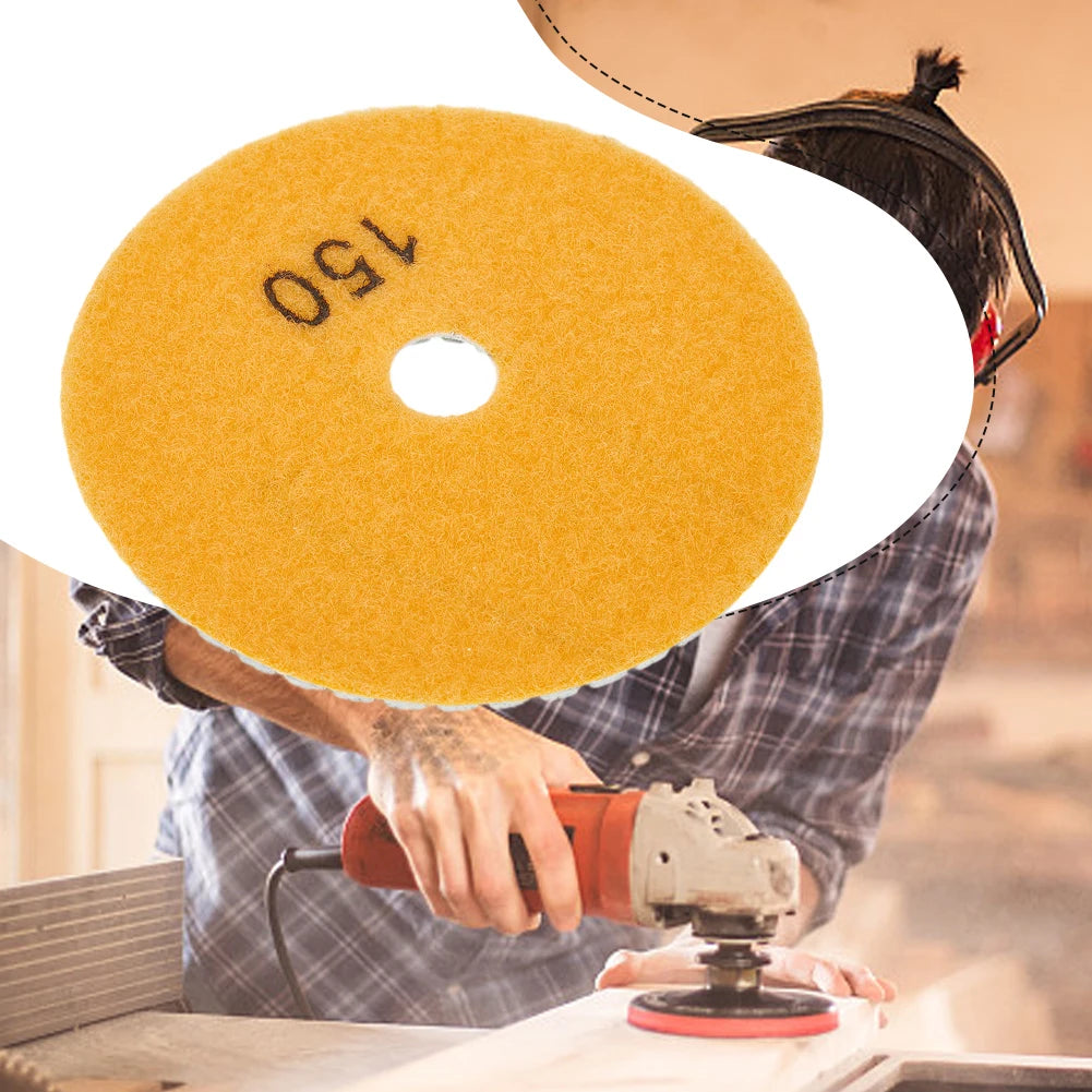 Polishing Pads Wet Dry Flexible Granite Concrete Marble Glass Stone
