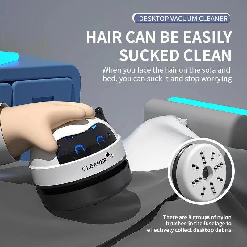 Mini Desktop Vacuum Cleaner | USB Rechargeable & Wireless