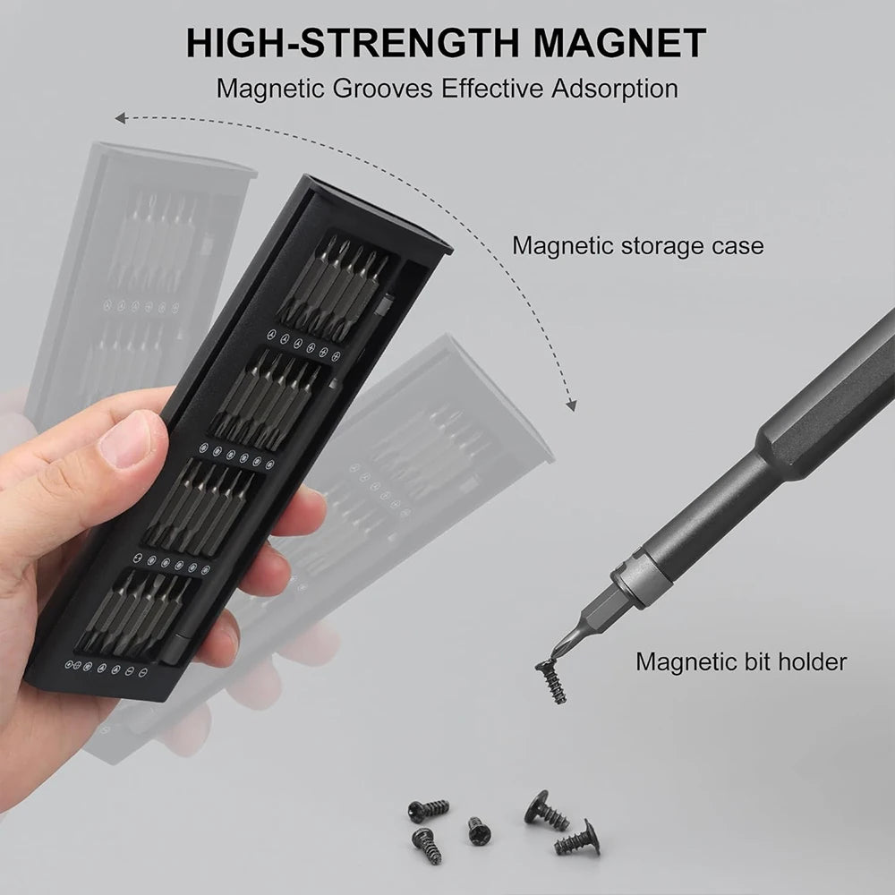Precision Screwdriver Set 49 in 1 Small Screwdriver Magnetic Repair Tool Kit for Laptop Phone Computer PS5 PS4 Watch Peaceful Pleasures Health and Wellness