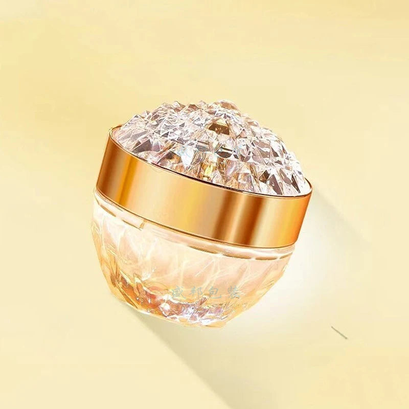 50g Glass Face Cream Jar With Lid Luxury Diamond Acrylic Cosmetic Jar Container For Cream Lotion Jars Travel Lotion Bottle Peaceful Pleasures Health and Wellness
