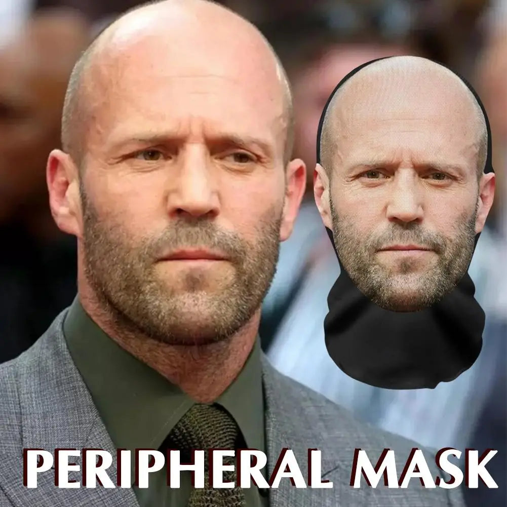 Celebrity Performer Face Mask Props Costume For Party Supplies Cosplay Creative 3d Printed Full Face Mask Head Peaceful Pleasures Health and Wellness