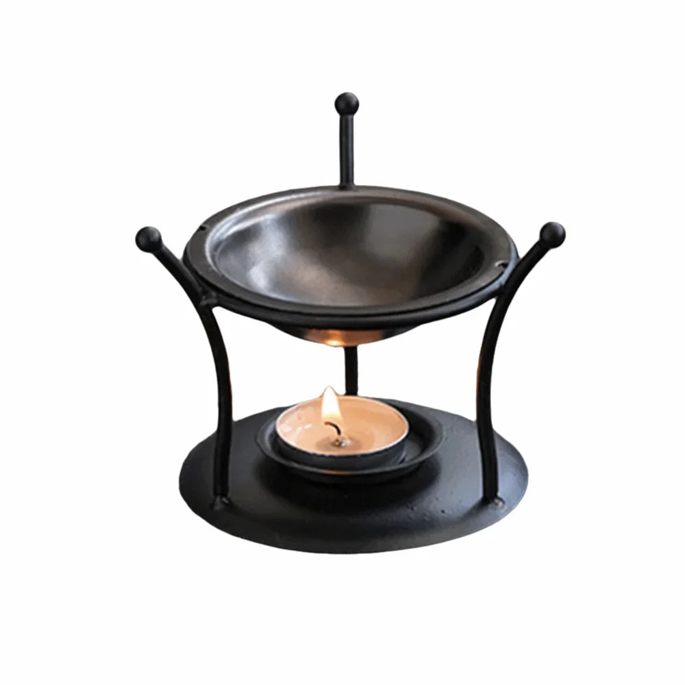 Polygon Metal Essential Oil Warmer & Aromatherapy Burner