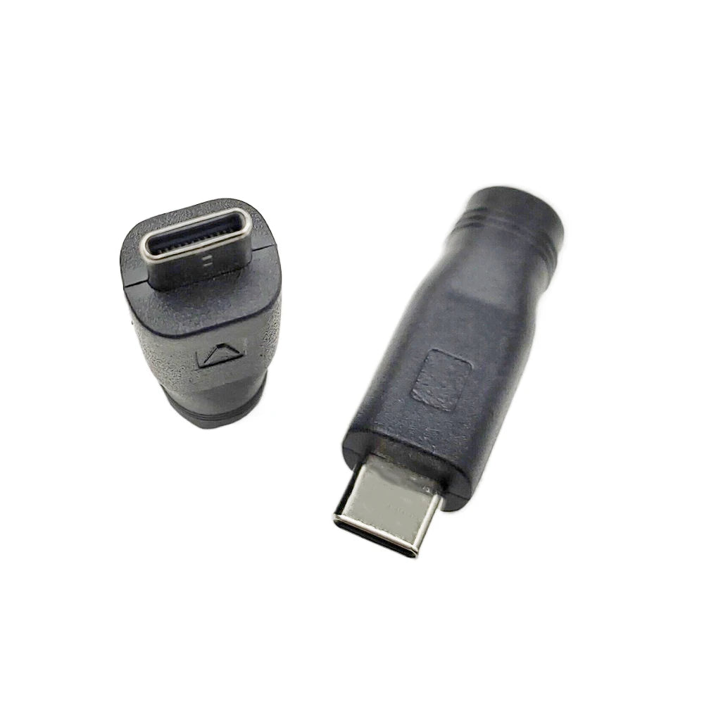 2PC DC Power Adapter Converter 5.5x2.1mm Female Jack to USB Type C Male Connector Peaceful Pleasures Health and Wellness