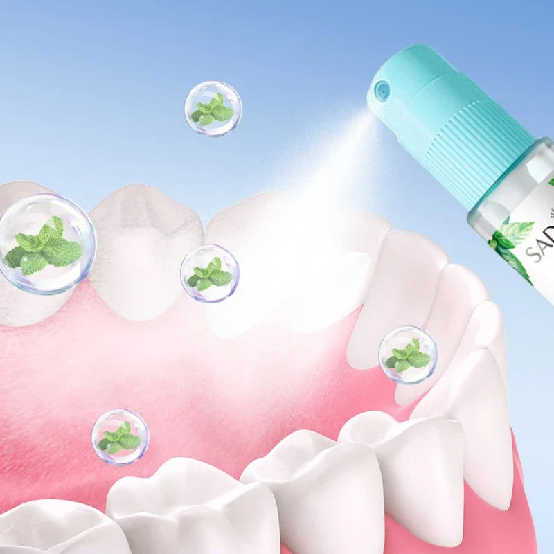 Mint & Peach Fresh Breath Mouth Spray – Oral Freshener