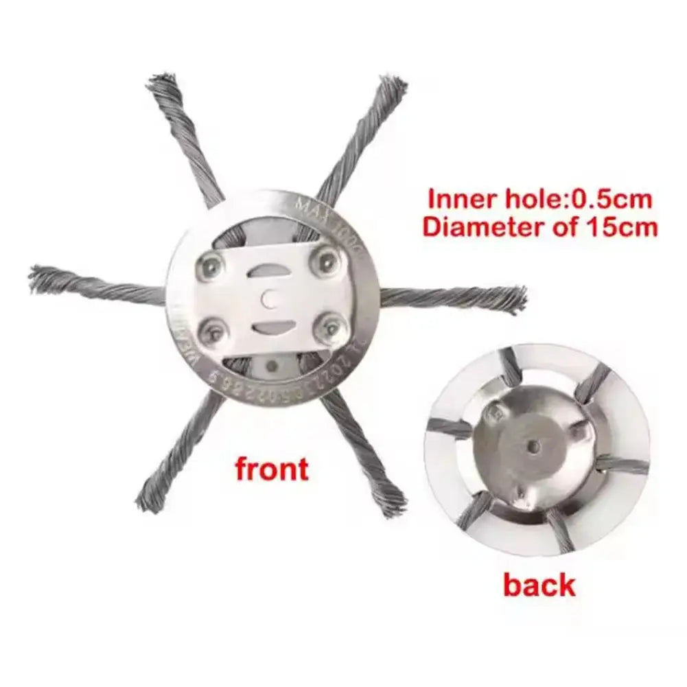 Universal Lawnmower Accessories Lithium Battery 3/6 Blade Grass Cutter Steel Wire Weed Head Disk for Garden Care Peaceful Pleasures Health and Wellness