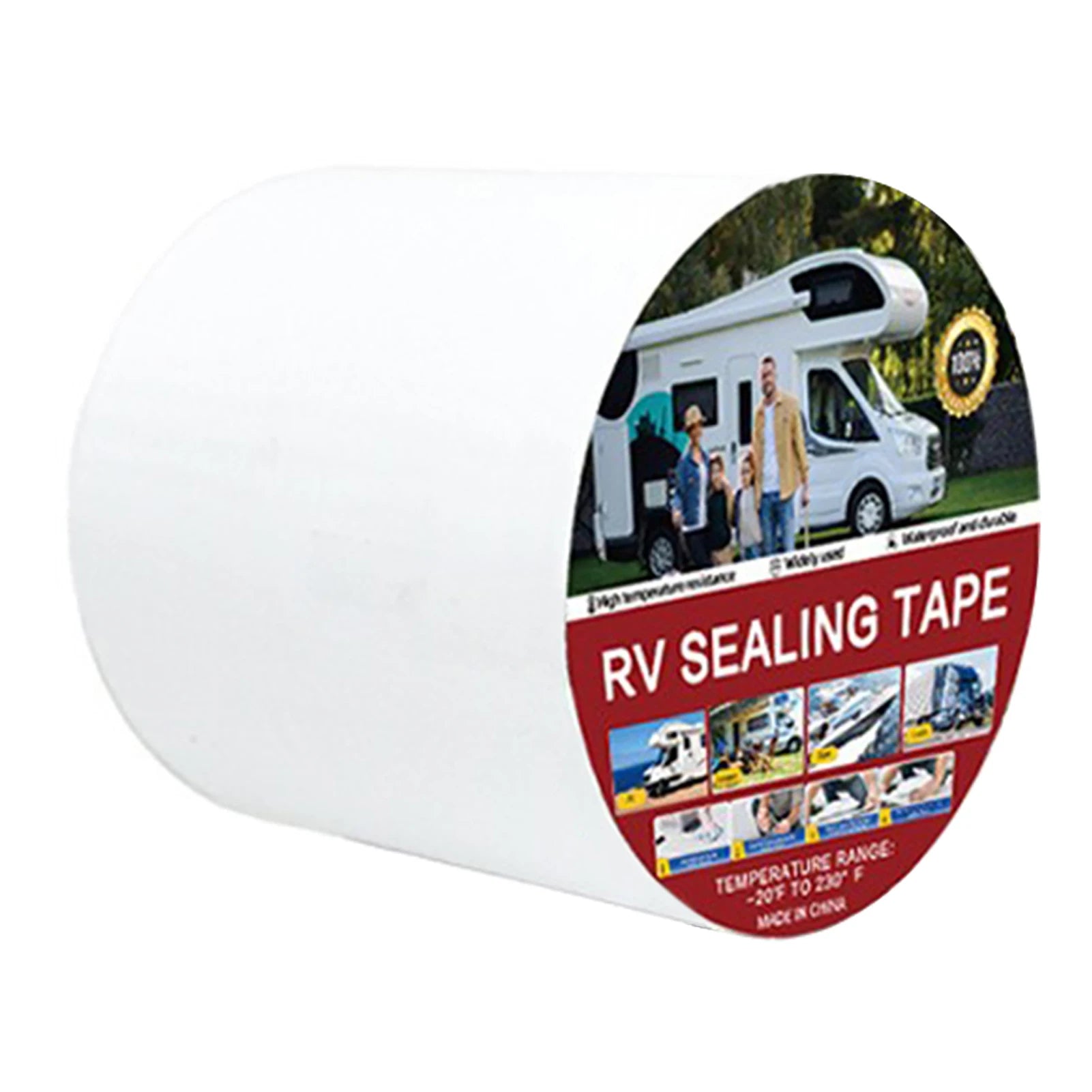RV Sealing Tape,Weatherproof Waterproof High Temperature Resistant Repair Tape,High Viscosity Car Top/Roofs Repair Sealing Tape Peaceful Pleasures Health and Wellness 1MMx10CMx15M As Shown As Shown|As Shown