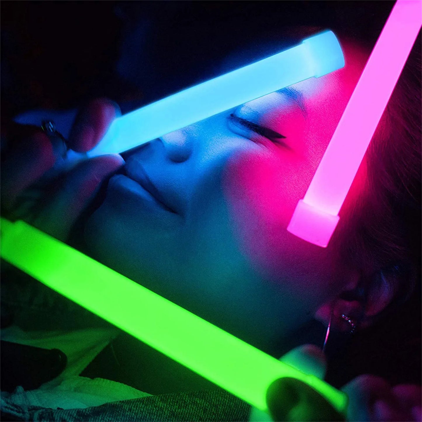 5PCS Ultra Emergency Bright Glow Sticks Camping Hiking Chem Glow Stick Lights for Parties Blackout Storm Ready Use Peaceful Pleasures Health and Wellness
