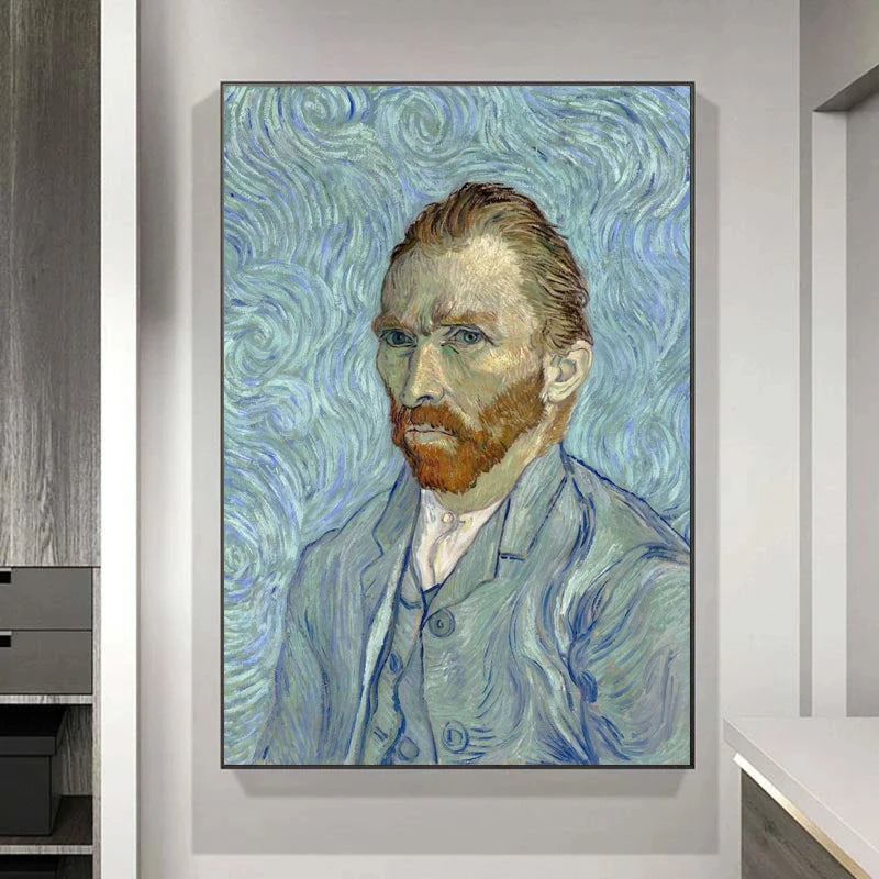 Van Gogh Starry Night Canvas Wall Art Print | Retro Unframed