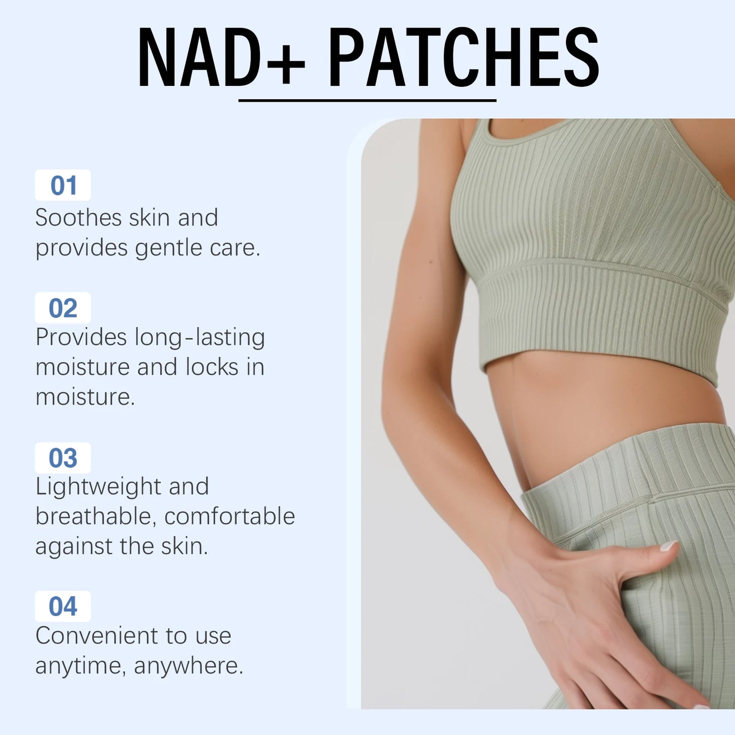 NAD+ Body Care Patches – Moisturizing & Nourishing | 30 Pcs