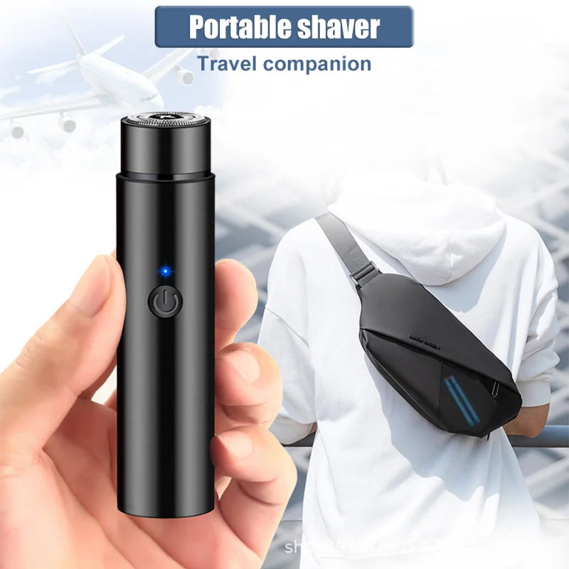 Mini Portable Electric Shaver for Men – USB Rechargeable Razor