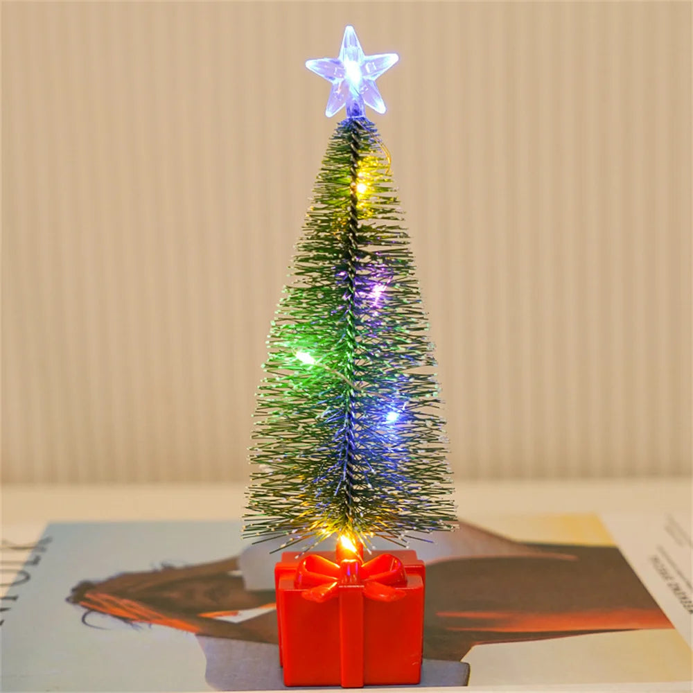 LED Multicolor Mini Christmas Tree Desktop Decoration | Gift